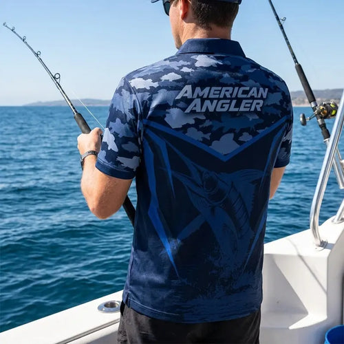 American Angler Bluewater Strike Force Polo Shirt