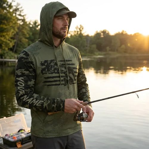 American Angler Freedom Camo Hoodie