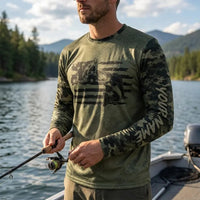 American Angler Freedom Camo Long Sleeve Shirt