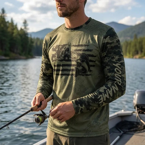 American Angler Freedom Camo Long Sleeve Shirt