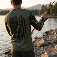 American Angler Freedom Camo Long Sleeve Shirt