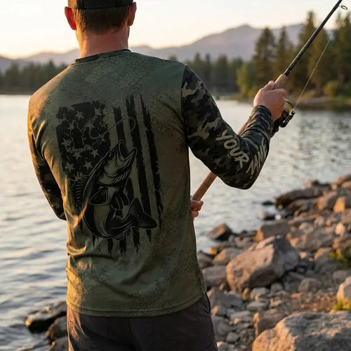 American Angler Freedom Camo Long Sleeve Shirt
