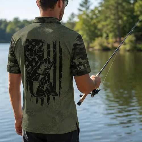 American Angler Freedom Camo Polo Shirt