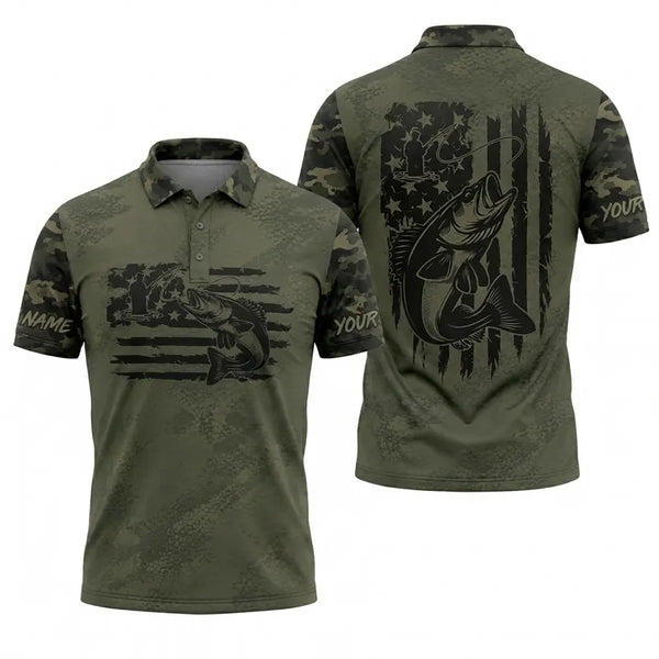 American Angler Freedom Camo Polo Shirt