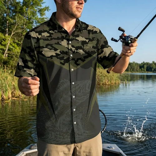 American Angler Strike Force Hawaiian Shirt