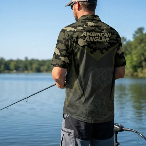 American Angler Strike Force Hawaiian Shirt