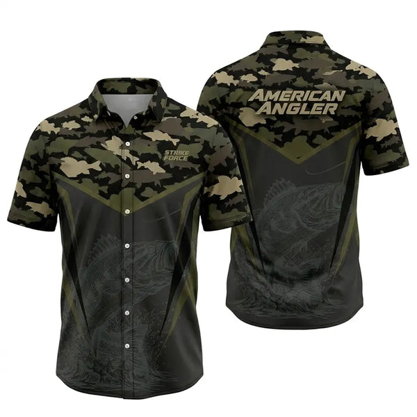 American Angler Strike Force Hawaiian Shirt