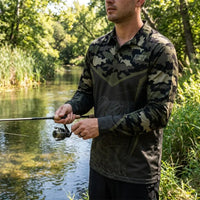 American Angler Strike Force Polo Long Sleeve Shirt