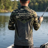 American Angler Strike Force Polo Long Sleeve Shirt