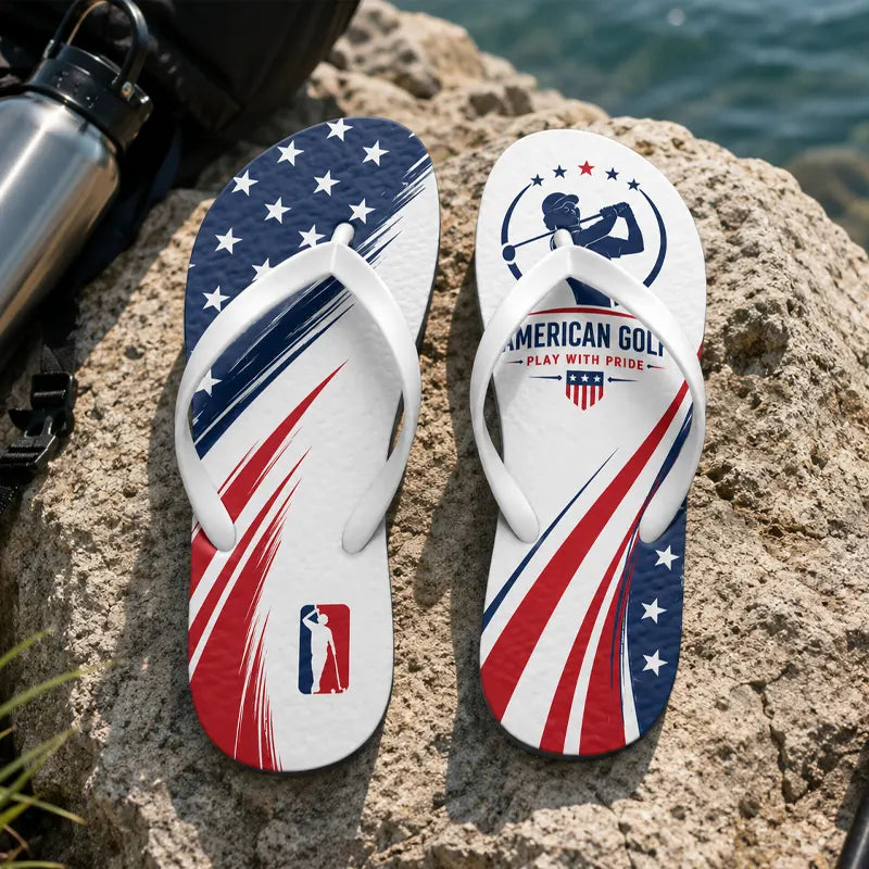 American Golf Play With Pride Flip Flops 2026