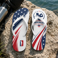 American Golf Play With Pride Flip Flops