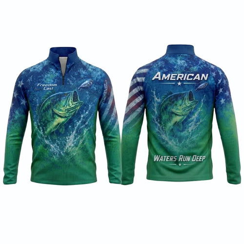 American Waters Run Deep Fishing Apparel