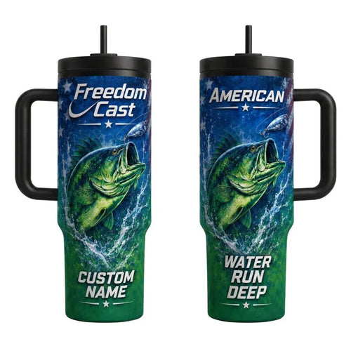American Waters Run Deep Fishing Tumbler