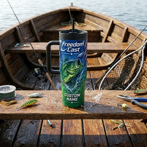 American Waters Run Deep Fishing Tumbler