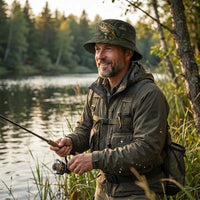 Apex Angler Built To Hunt Fishing Embroidered Bucket Hat