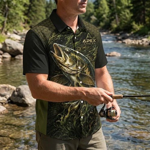 Apex Angler Built To Hunt Fishing Hawaiian Shirt