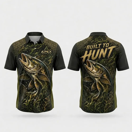 Apex Angler Built To Hunt Fishing Hawaiian Shirt