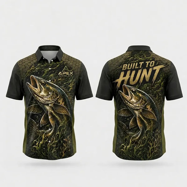 Apex Angler Built To Hunt Fishing Hawaiian Shirt