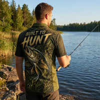Apex Angler Built To Hunt Fishing Polo Shirt