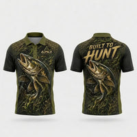 Apex Angler Built To Hunt Fishing Polo Shirt