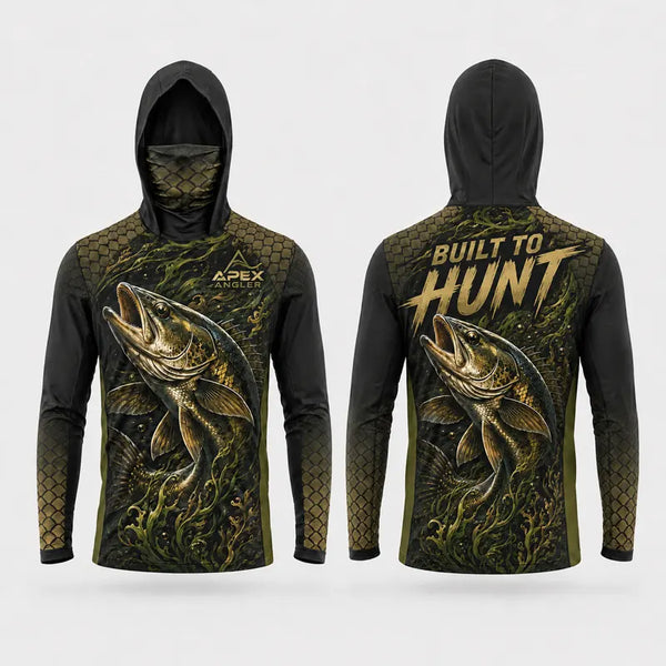 Apex Angler Built To Hunt Fishing Sun Protection Shirt 2026