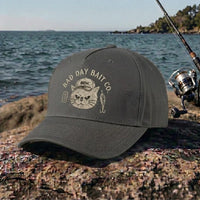 Bad Day Bait Co Grumpy Cat Fishing Embroidered Cap