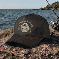 Bad Day Bait Co Grumpy Cat Fishing Embroidered Cap