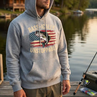 Bass-ically Unstoppable Bass Fishing Hoodie