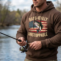 Bass-ically Unstoppable Bass Fishing Hoodie