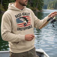 Bass-ically Unstoppable Bass Fishing Hoodie