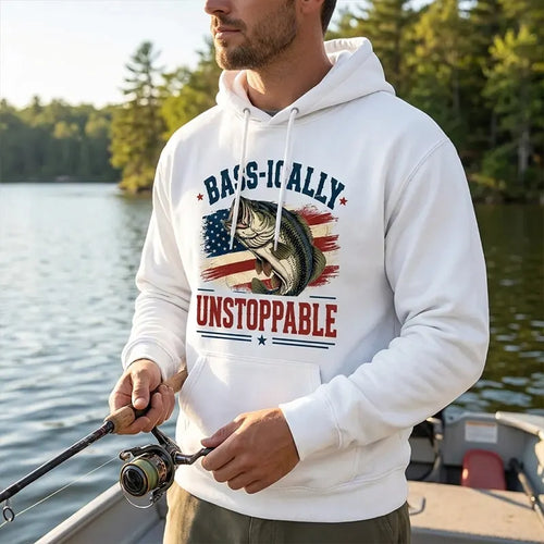 Bass-ically Unstoppable Fishing Hoodie