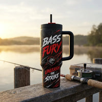 Bass Fury Apex Angler Fishing Tumbler