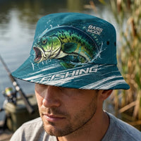 Bass Mode Chase The Bite Fishing Bucket Hat