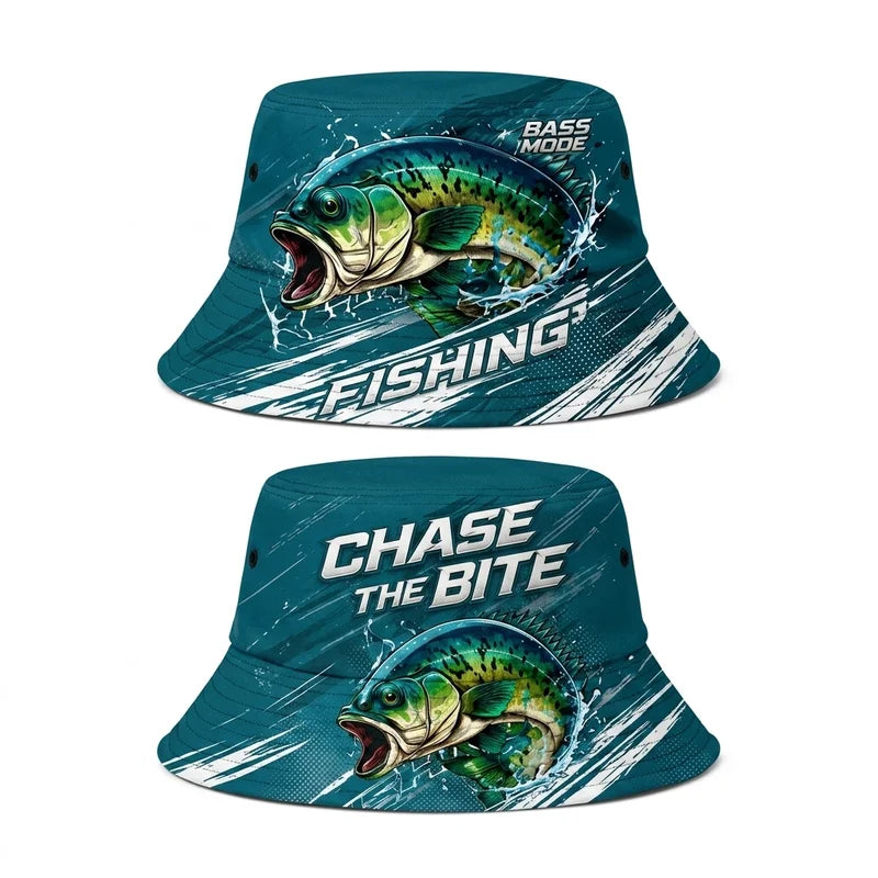 Bass Mode Chase The Bite Fishing Bucket Hat