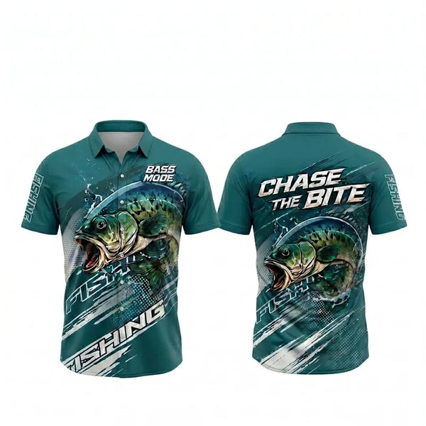 Bass Mode Chase The Bite Fishing Hawaiian Shirt 2026