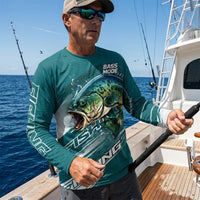Bass Mode Chase The Bite Fishing Long Sleeve Shirt