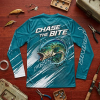 Bass Mode Chase The Bite Fishing Long Sleeve Shirt