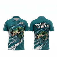 Bass Mode Chase The Bite Fishing Polo Shirt