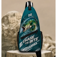 Bass Mode Chase The Bite Fishing Sling Bag