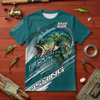 Bass Mode Chase The Bite Fishing T-Shirt