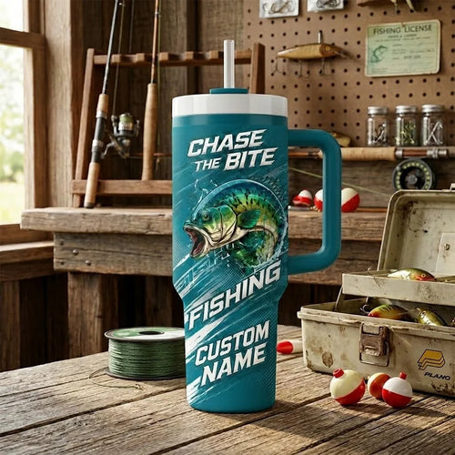 Bass Mode Chase The Bite Fishing Tumbler