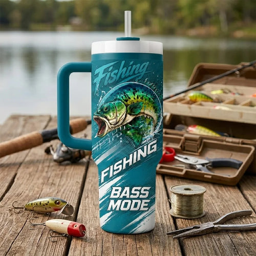 Bass Mode Chase The Bite Fishing Tumbler