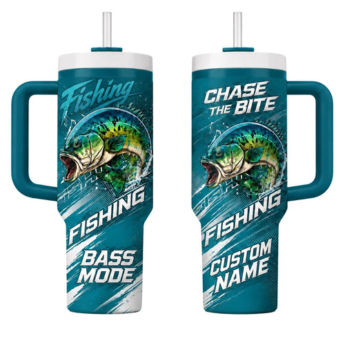 Bass Mode Chase The Bite Fishing Tumbler
