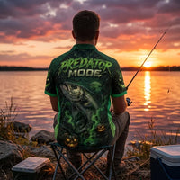 Bite Into The Night Predator Mode Halloween Hawaiian Shirt