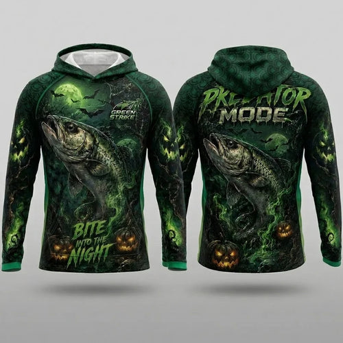 Bite Into The Night Predator Mode Halloween Hoodie