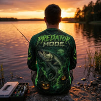 Bite Into The Night Predator Mode Halloween Long Sleeve Shirt