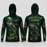 Bite Into The Night Predator Mode Halloween Sun Protection Shirt