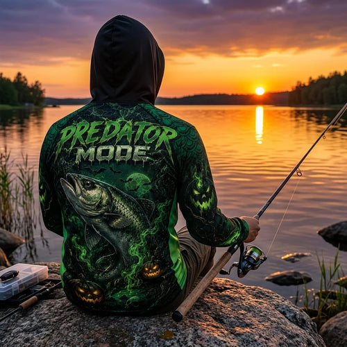Bite Into The Night Predator Mode Halloween Sun Protection Shirt