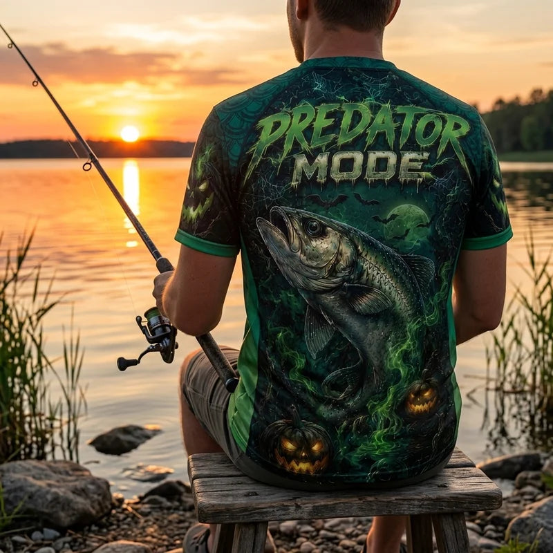 Bite Into The Night Predator Mode Halloween T-Shirt 2026