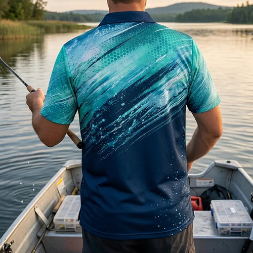 Bluefin Tuna Ocean Wave Hawaiian Shirt